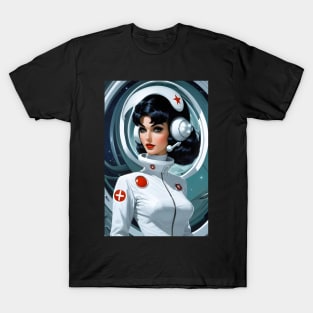 Beautiful Space age Nurse T-Shirt